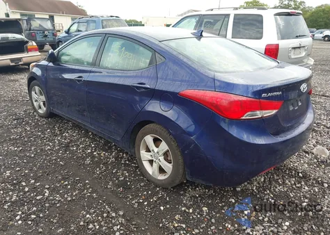 2012 Hyundai Elantra Gls из США, поврежденный, VIN 5NPDH4AE5CH063033